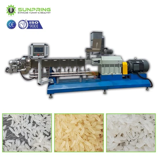 Высокопроизводительная линия по производству искусственного риса + машина для обработки искусственного риса Экструдер для производства коньяка Экструдер для машины для обработки конжака